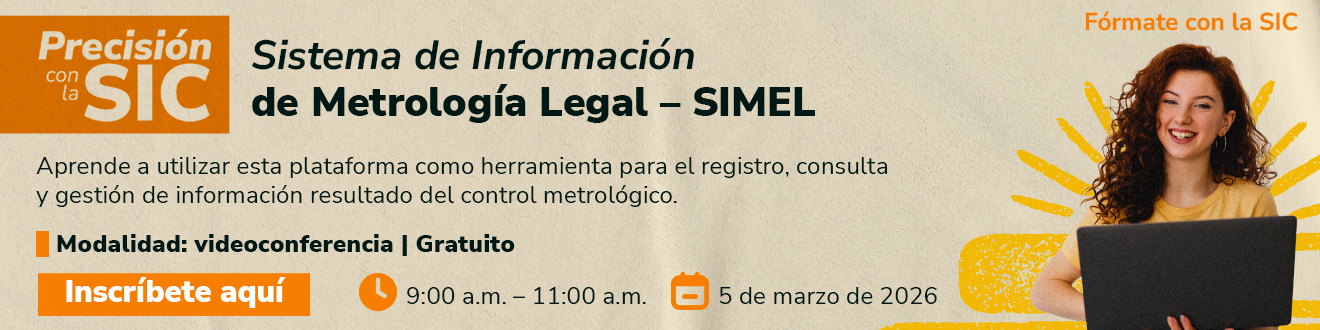 Poster con el titulo e información de ¨SIMEL¨