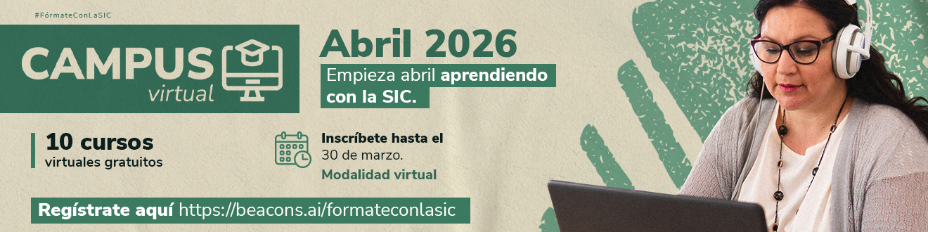 Poster con el titulo e información del evento