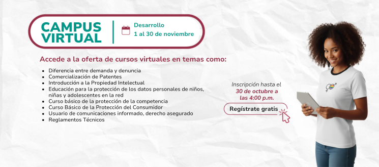 Poster con información de la Oferta de Campus Virtual