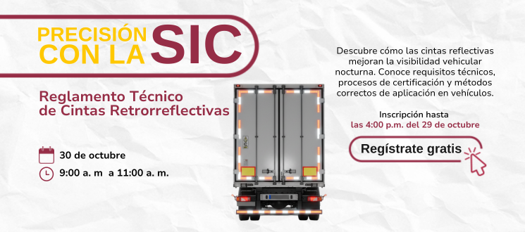 Poster con el titulo e información de Precisión con la SIC