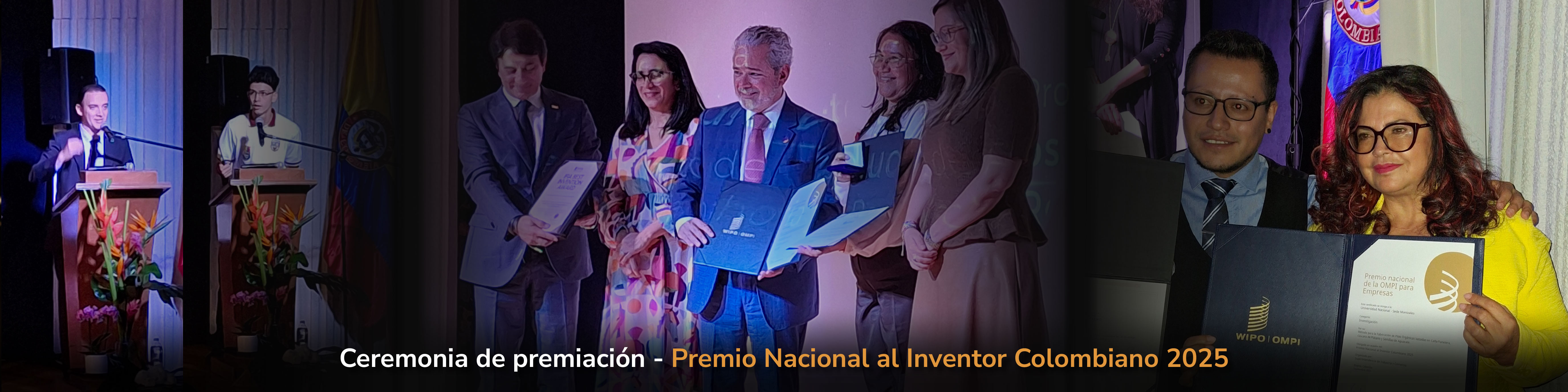 Fotografías del Premio Nacional al Inventor Colombiano 2025