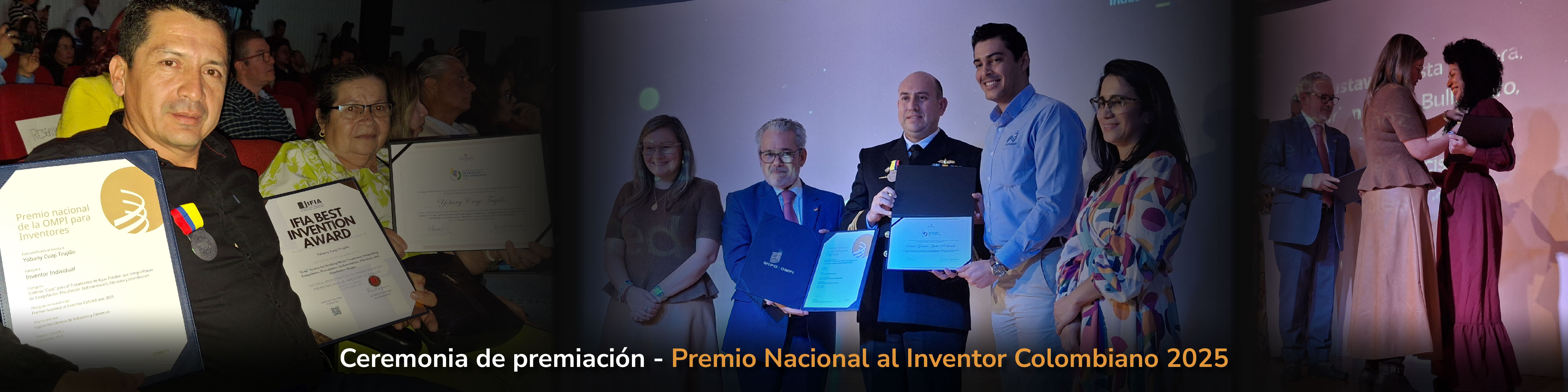 Fotografías del Premio Nacional al Inventor Colombiano 2025