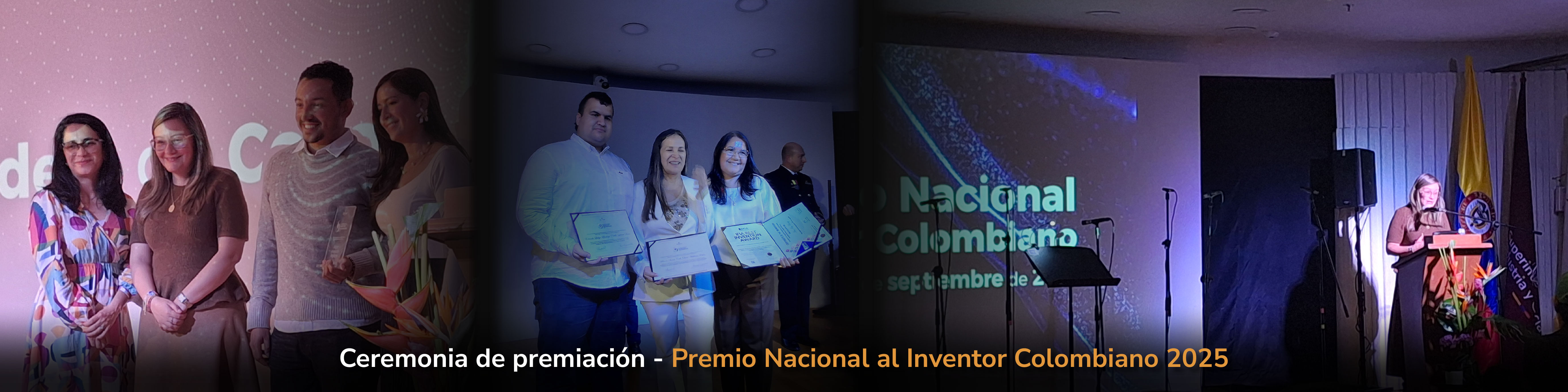 Fotografías del Premio Nacional al Inventor Colombiano 2025: