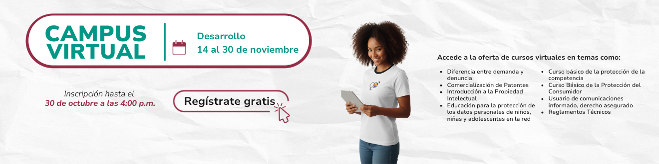 Imagen que invita a inscribirse en los cursos del Campus Virtual de noviembre