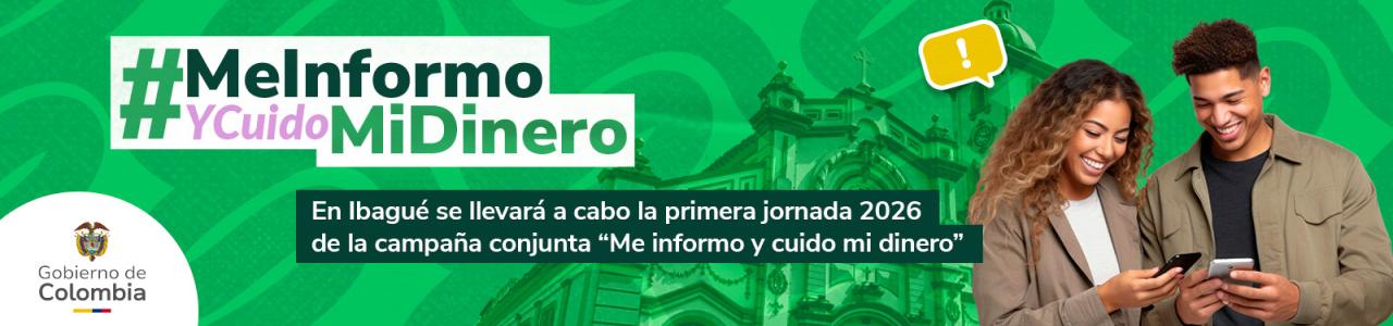 Imagen decorativa - Banner Me informo y cuido mi dinero Ibagué