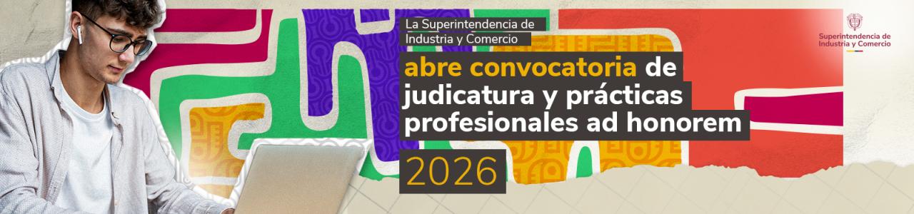 Convocatoria de judicatura y prácticas profesionales 2026