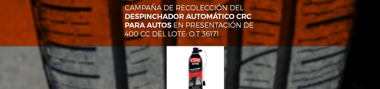 Banner Campaña de recolección del despinchador automático CRC 