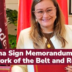 Fotografía y texto de Colombia and China Sign Memorandum