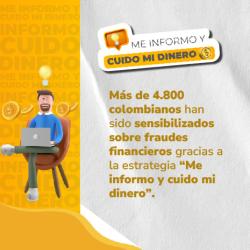 Poster con el Titulo de la Nota, con una ilustración de un hombre sentado en una mesa con un portatil