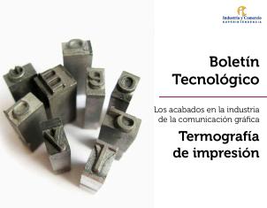Banner con el titulo de ¨Termografía de impresión¨