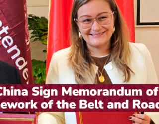 Fotografía y texto de Colombia and China Sign Memorandum