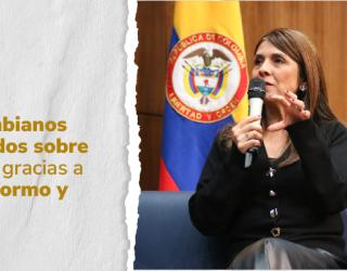 Banner con el Titulo de la Nota y Fotografías de las personas en el evento
