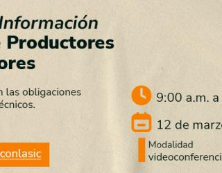 Poster con el titulo e información del evento