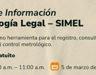 Poster con el titulo e información de ¨SIMEL¨