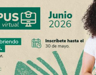 Poster con el titulo e información del evento.