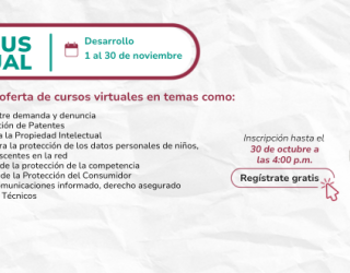 Poster con información de la Oferta de Campus Virtual