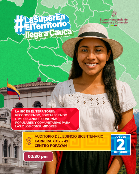Poster con el titulo del evento