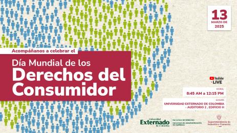 Imagen con texto ¨Dia mundial de los Derechos del Consumidor¨