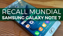 Banner Recall mundial Samsung Galaxy NOTE 7